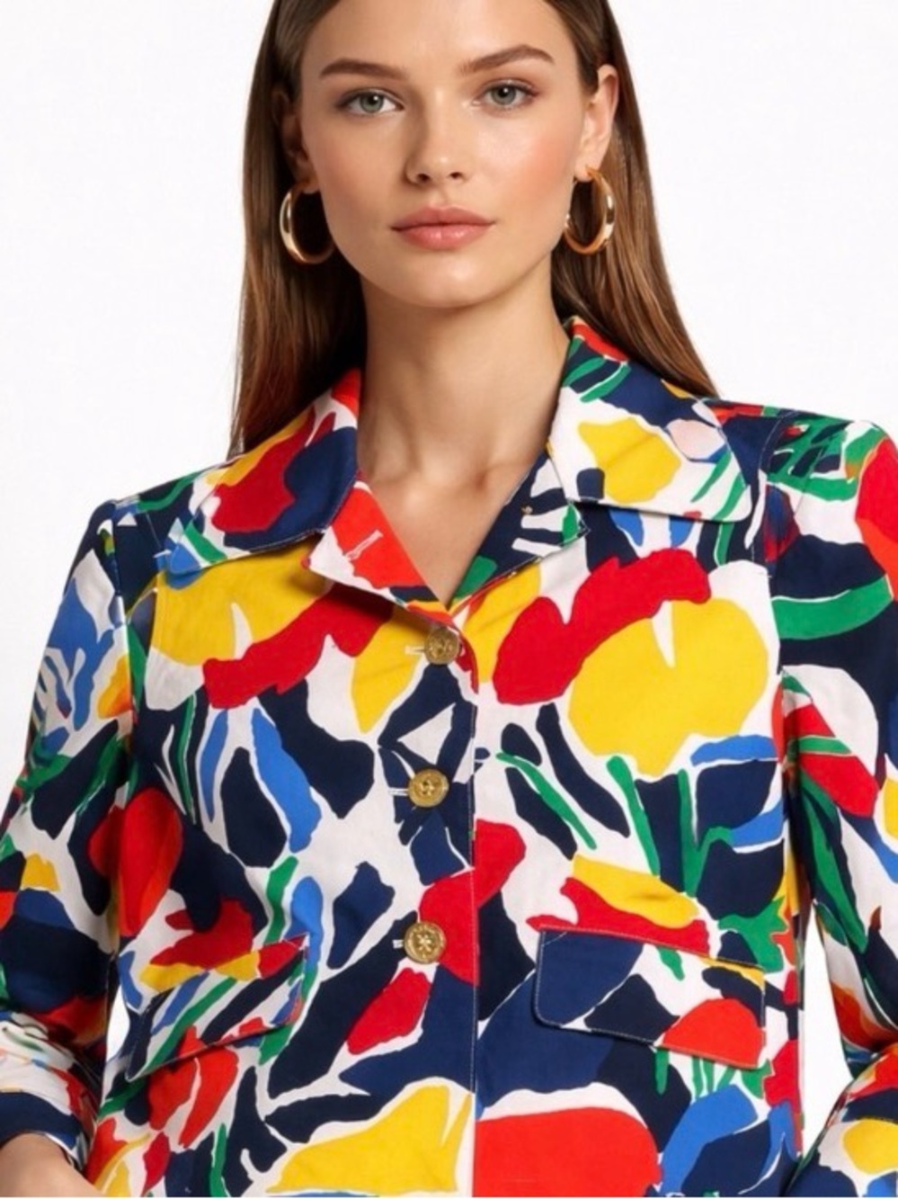 Lauren Ralph Lauren Floral Suit Jacket. Size S